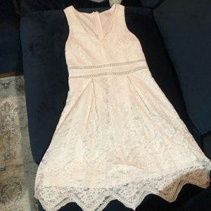 White lace dress